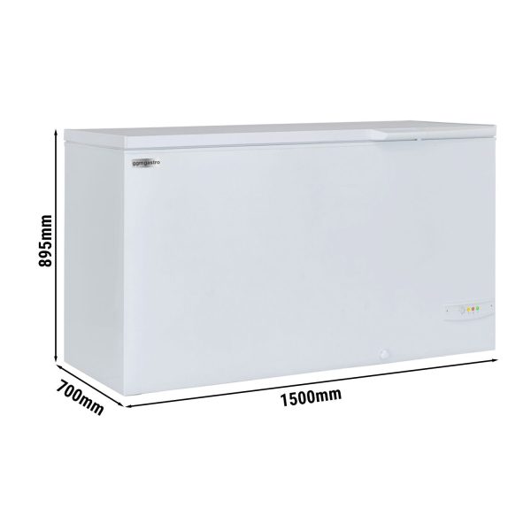 Congélateur bahut - 1500mm - 388 litres - Couvercle plastique - Séparateur inclus