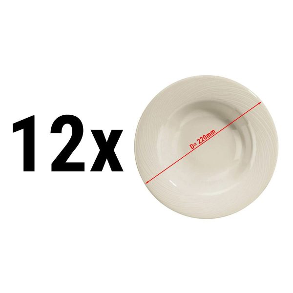 (12 pièces) SEMPRE - Assiette profonde - Ø 22 cm