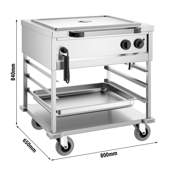 Chariot bain-marie - 2 x GN 1/1