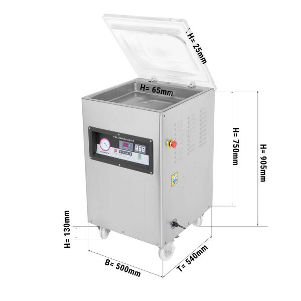 Appareil à vide à chambre - 20m³/h - 900 Watt