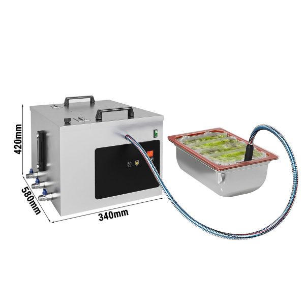 Appareil de mise sous vide pour récipients GN - 10m³/h - 400 Watt