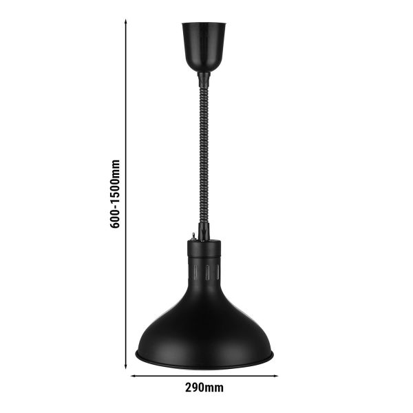 Lampe chauffante - Ø 290 mm - Noir