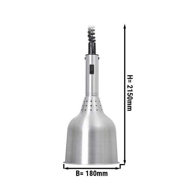 Lampe chauffante - Ø 180 mm - Aluminium