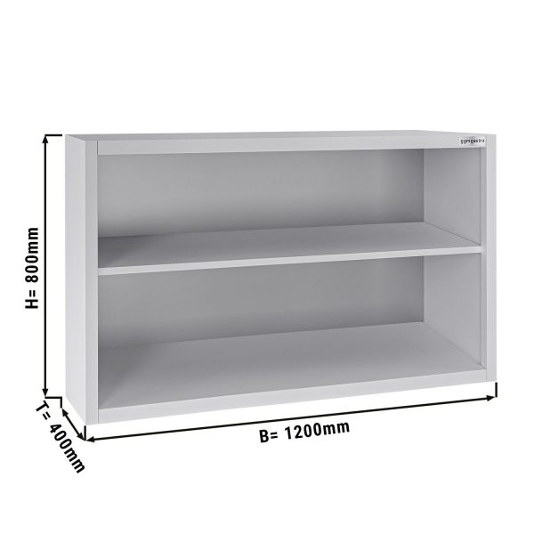 Armoire murale en inox ECO - 1200x400mm - sans porte coulissante hauteur 800mm