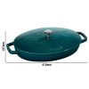 STAUB | SPECIALITIES - Plat à four avec couvercle - ovale - 330 mm - Fonte - La Mer