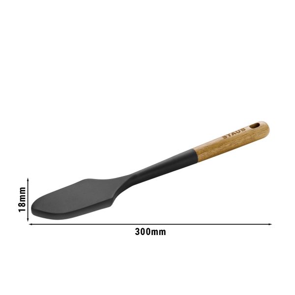 STAUB | Spatule à pâte - 300 mm - Silicone - Noir