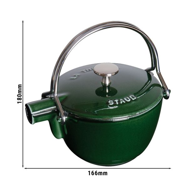 STAUB | SPECIALITIES - Théière - 1,1 L - Fonte - Vert Basilic