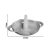 Plat poulet Staub dimensions 115 x 262 mm