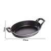 STAUB | SPECIALITIES - Plat à four - ovale - 210 mm - Fonte - Gris Graphite