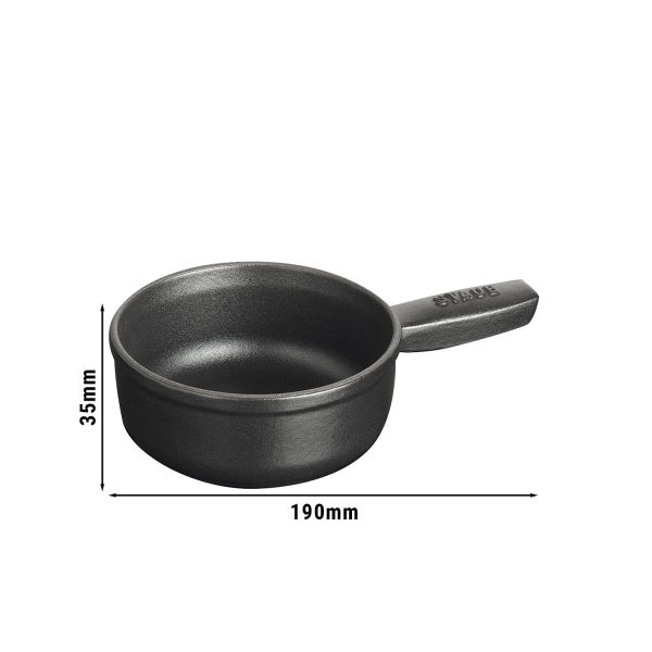 STAUB | SPECIALITIES - Casserole à fondue - Ø 120 mm - Noir