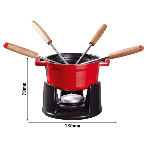 STAUB | SPECIALITIES - Mini Set à Fondue - Ø 100mm - Rouge Cerise