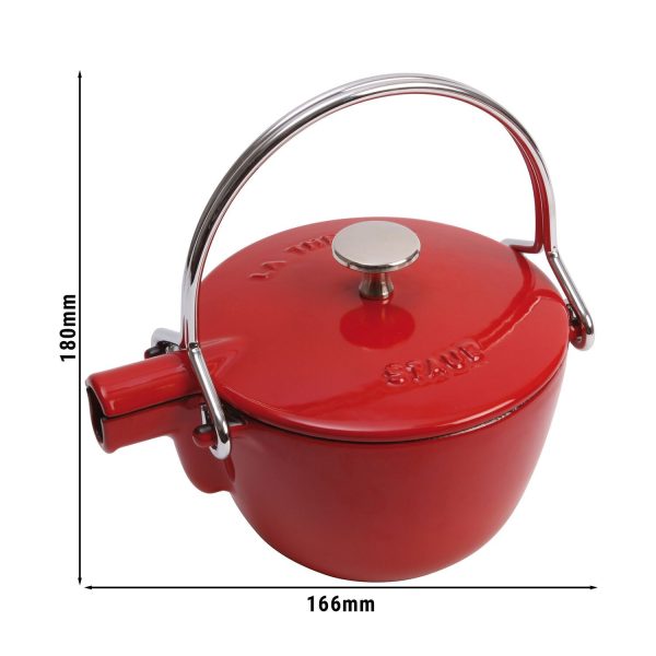 STAUB | SPECIALITIES - Théière - 1,1 litre - Fonte - Rouge cerise