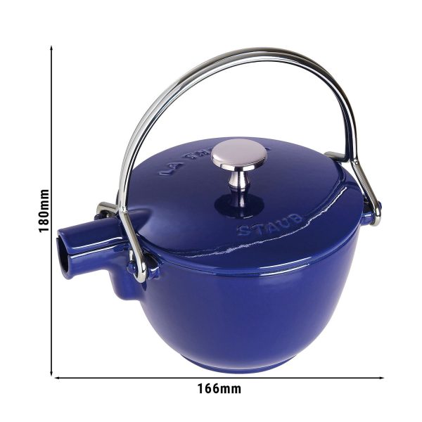 STAUB | SPECIALITIES - Théière - 1,1 litre - Fonte - Bleu foncé