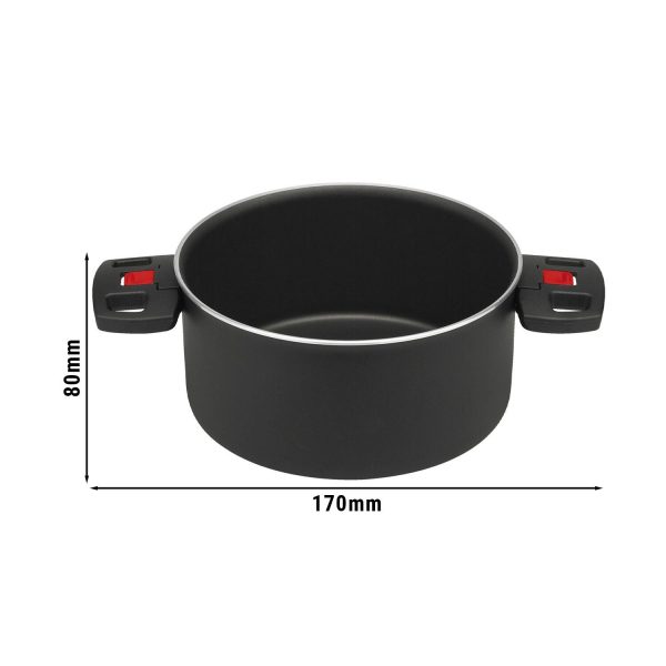 BALLARINI | CLICK & COOK - Casserole - Ø 160 mm - Aluminium - Noir