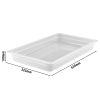 6 pièces CAMBRO | CAMWEAR® - Conteneur GN en polypropylène 1/1 - laiteux - Profondeur 100 mm