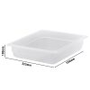 6 pièces CAMBRO | CAMWEAR® - Conteneur GN en polypropylène 1/2 - laiteux - Profondeur 65 mm