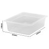 6 pièces CAMBRO | CAMWEAR® - Conteneur GN en polypropylène 1/2 - laiteux - Profondeur 100 mm