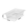 6 pièces CAMBRO | CAMWEAR® - Conteneur GN en polypropylène 1/4 - laiteux - Profondeur 65 mm