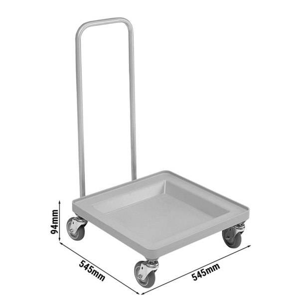 Chariot avec roues, dimensions 545x545mm