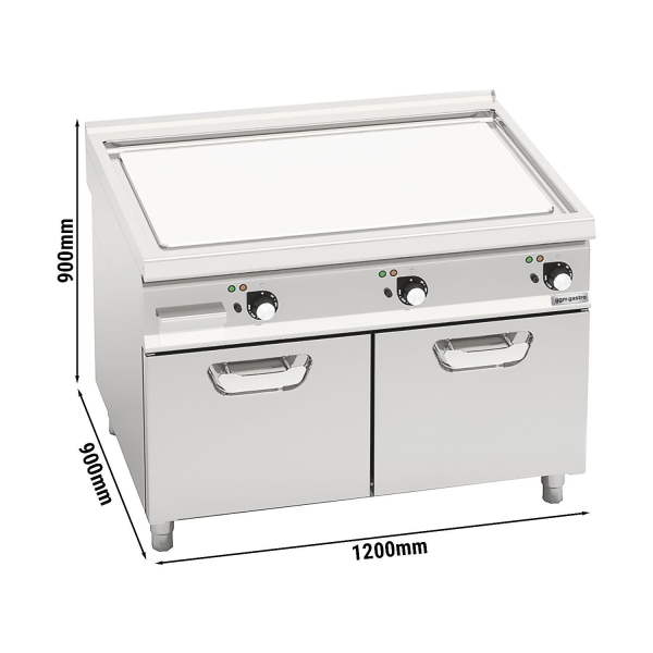 Table inox professionnelle 1200mm avec tiroirs