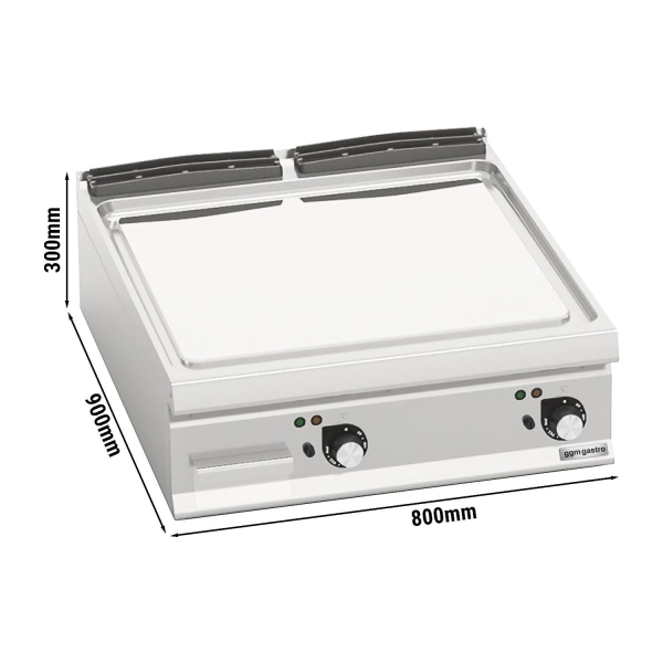 Plaque de cuisson professionnelle 800x900x300 mm