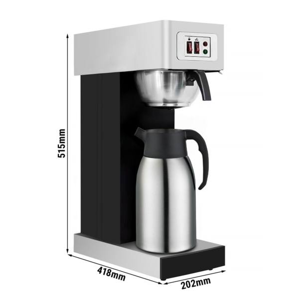 Machine à café filtre - 2,2 litres - 1,9 kW - incluant une carafe isotherme