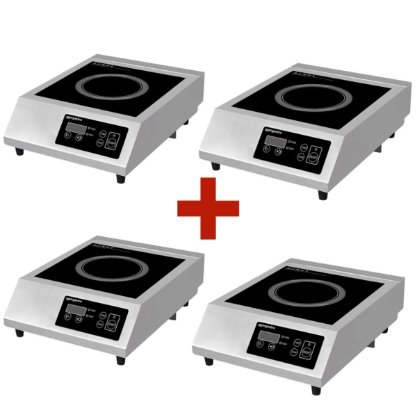 4 pièces) cuisinière à induction - 3,5 kW