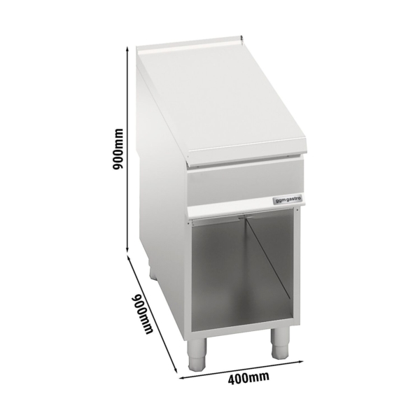 Casier acier inoxydable 900mm x 400mm