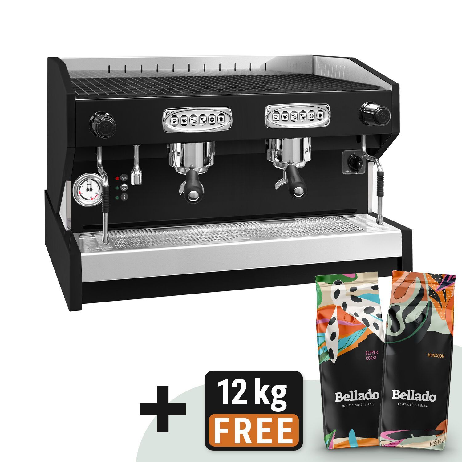 Machine expresso avec 12 kg de café gratuits