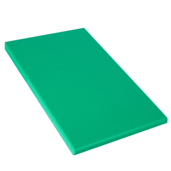 Plaque rectangulaire en plastique vert