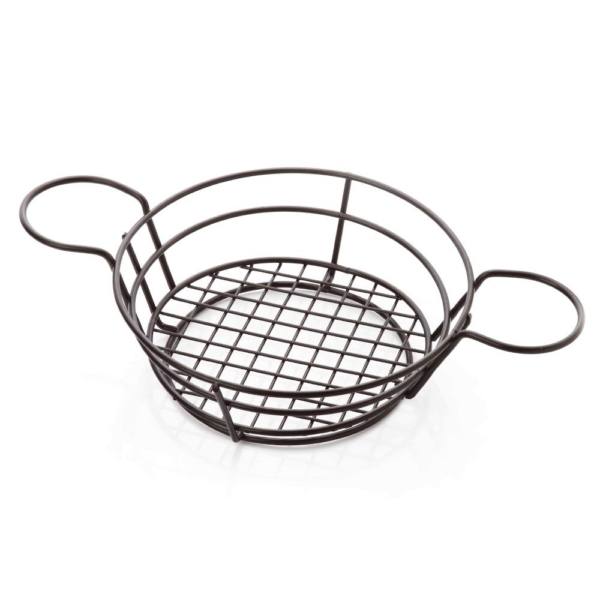 (5 pièces) Panier pour fingerfood avec diptasses - Ø 21 cm