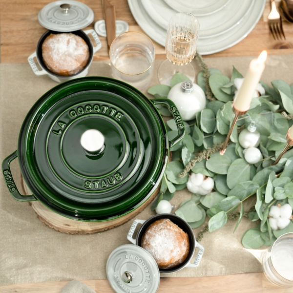 STAUB | LA COCOTTE - Cocotte - Ø 260mm - Fonte - Vert basilic