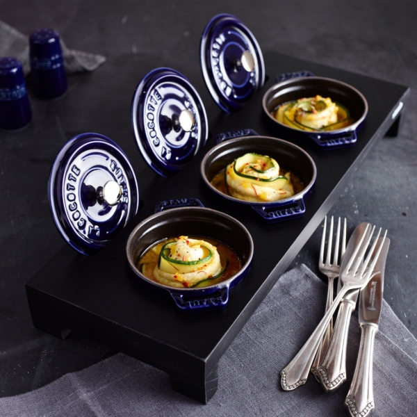 STAUB | LA COCOTTE - Mini Cocotte - Ø 100mm - Fonte - Bleu foncé