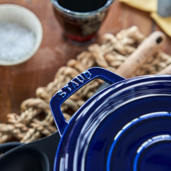 STAUB | LA COCOTTE - Cocotte - ovale - 330mm - Fonte - Bleu foncé