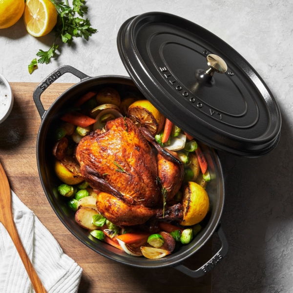 STAUB | LA COCOTTE - Cocotte - ovale - 170mm - Fonte - Noir