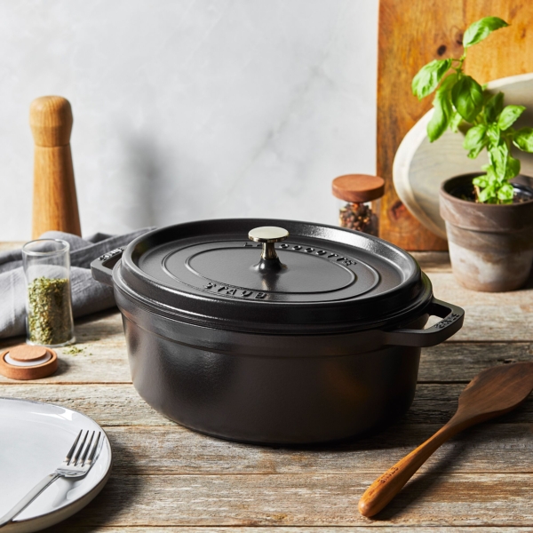 STAUB | LA COCOTTE - Cocotte - ovale - 170mm - Fonte - Noir