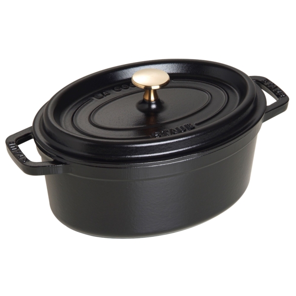 STAUB | LA COCOTTE - Cocotte - ovale - 370mm - Fonte - Noir