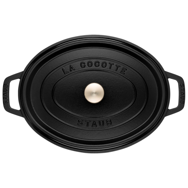 STAUB | LA COCOTTE - Cocotte - ovale - 370mm - Fonte - Noir