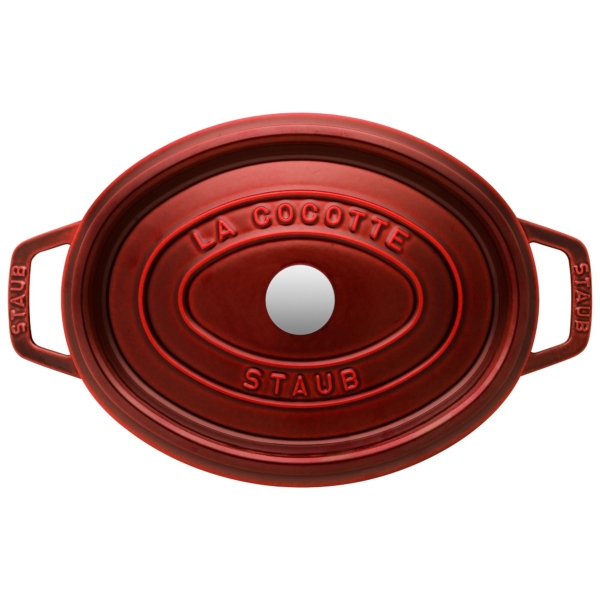 STAUB | LA COCOTTE - Cocotte - ovale - 310mm - Fonte - Grenadine-Rouge