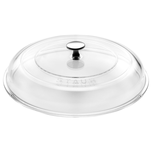 STAUB | BRAISERS - Cocotte avec couvercle en verre - 280mm - Fonte - Rouge cerise