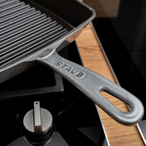 STAUB | GRILL PANS - Gril américain - 260x260mm - Fonte - Gris graphite