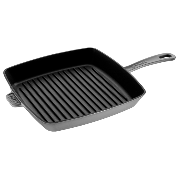 STAUB | PLATEAUX A GRILLER - American Grill - 300x300mm - Fonte - Gris graphite