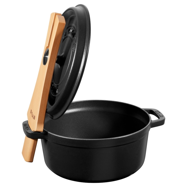 STAUB | Support pour couvercle en bois - 340 mm - Hêtre