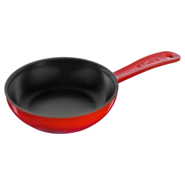 STAUB | PANS - Poêle à frire - Ø 160mm - Fonte - Rouge cerise | ronde