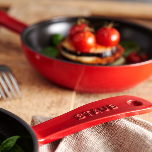 STAUB | PANS - Poêle à frire - Ø 160mm - Fonte - Rouge cerise | ronde