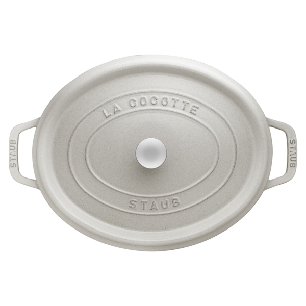 STAUB | LA COCOTTE - Cocotte - ovale - 370mm - Fonte - Truffe blanche