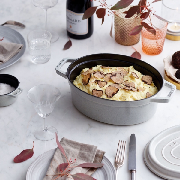 STAUB | LA COCOTTE - Cocotte - ovale - 310mm - Fonte - Truffe blanche