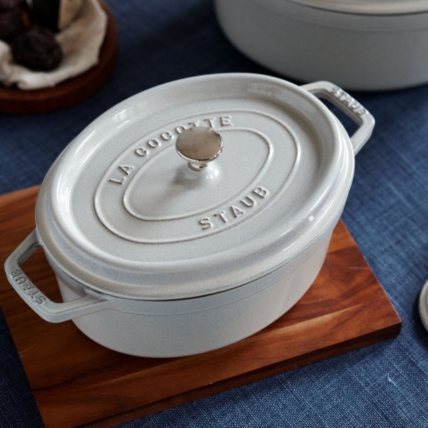 STAUB | LA COCOTTE - Cocotte - ovale - 270mm - Fonte - Truffe blanche