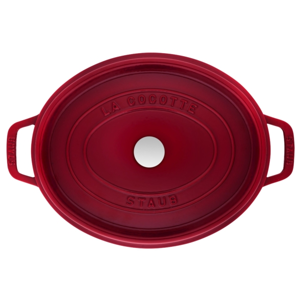 STAUB | LA COCOTTE - Cocotte - ovale - 330mm - Fonte - Grenadine-Rouge