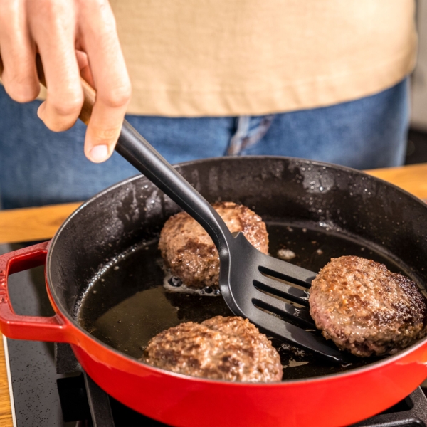 STAUB | Spatule à poêle - 310 mm - Silicone - Noir